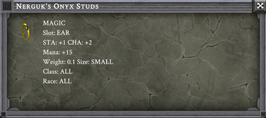 NERGUK'S ONYX STUDS item card